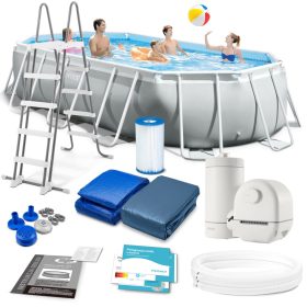 Keretes medence 503x274x122cm 12 az 1-ben INTEX 26796