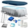 Keretes kerti medence 610x305cm 6in1 INTEX 26798