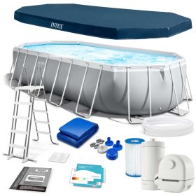Keretes kerti medence 610x305cm 6in1 INTEX 26798