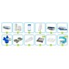 Keretes kerti medence 610x305cm 6in1 INTEX 26798