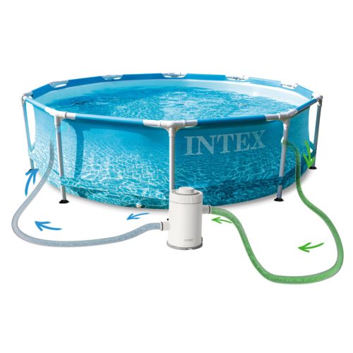 Keretes medence 305x76 cm 10 az 1-ben INTEX 28208