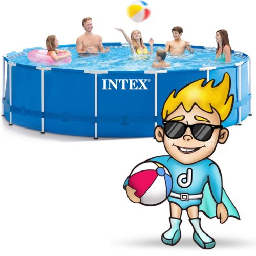 Keretes kerti medence 457 x 122 cm 17 az 1-ben INTEX 28242