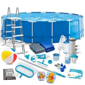 Keretes kerti medence 457 x 122 cm 21 az 1-ben INTEX 28242