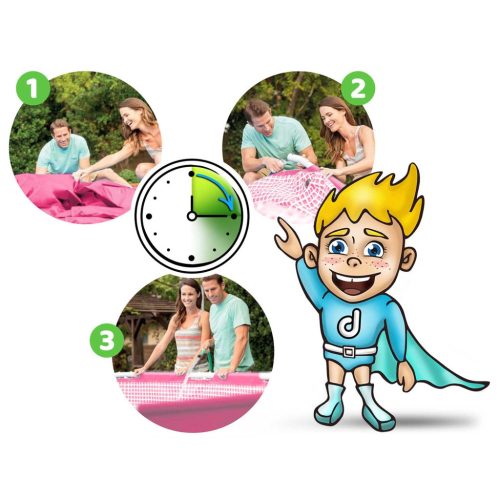 Keretes kerti medence 220 x 150 x 60 cm 2 az 1-ben INTEX 28266