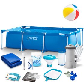   Keretes kerti medence 220 x 150 x 60 cm 15 az 1-ben INTEX 28270