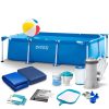 Keretes kerti medence 260 x 160 x 65 cm 15 az 1-ben INTEX 28271