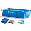 Keretes kerti medence 260 x 160 x 65 cm 2 az 1-ben INTEX 28271
