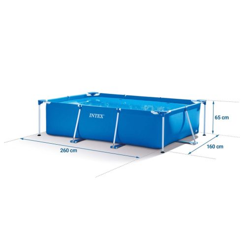 Keretes kerti medence 260 x 160 x 65 cm INTEX 28271
