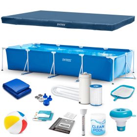   Keretes kerti medence 450 x 220 x 84 cm 15 az 1-ben INTEX 28273