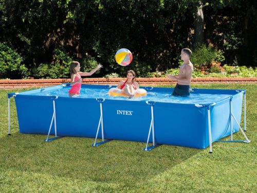 Keretes kerti medence 450 x 220 x 84 cm INTEX 28273