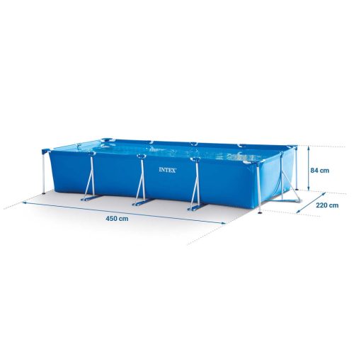 Keretes medence 450x220x84cm 16 az 1-ben Intex 28274
