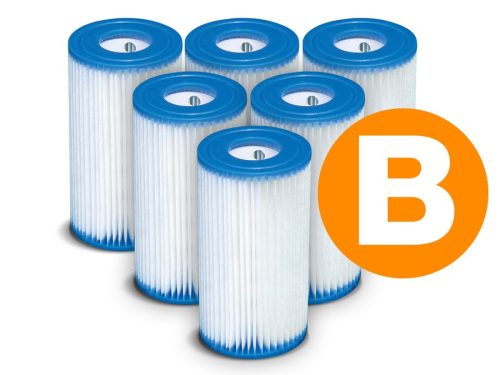 Szivattyúszűrő készlet, B típus, 6 db. INTEX 29005 x6