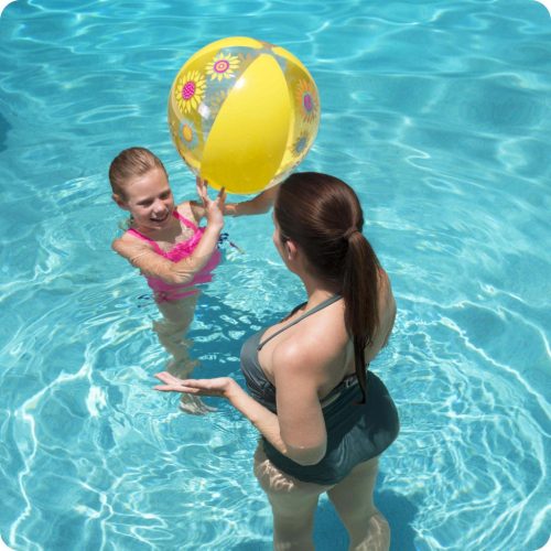 Strandlabda 51 cm sárga Bestway 31036