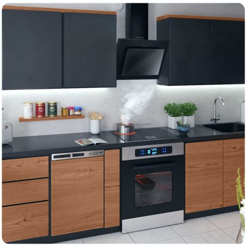 Kémény páraelszívó 60 cm Berdsen BT-215 fekete