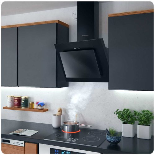 Kémény páraelszívó 60 cm Berdsen BT-215 fekete