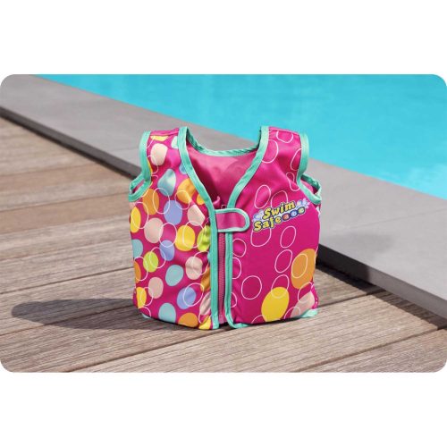 Gyermek úszómellény rózsaszín M/L Bestway 32177