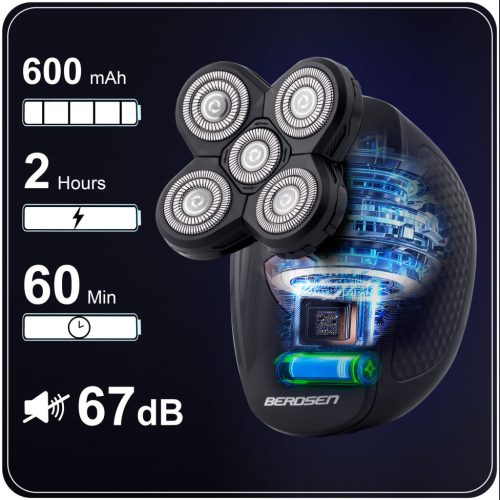 5 az 1-ben elektromos borotva és hajvágó , fekete - Berdsen BD-265