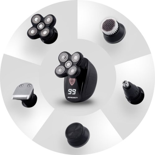 5 az 1-ben elektromos borotva és hajvágó , fekete - Berdsen BD-265