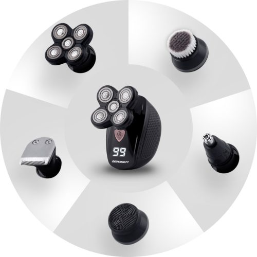 5 az 1-ben elektromos borotva és hajvágó , fekete - Berdsen BD-265