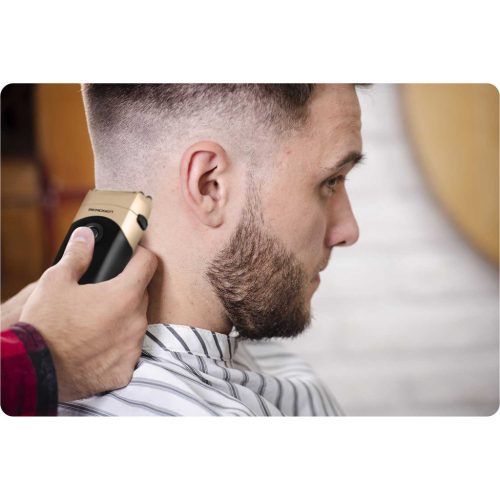 Barber Master elektromos borotva,  60 perc üzemidő , USB-C gyorstöltés, fekete és arany - Berdsen BD-266
