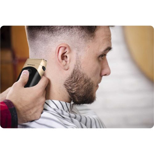 Barber Master elektromos borotva,  60 perc üzemidő , USB-C gyorstöltés, fekete és arany - Berdsen BD-266