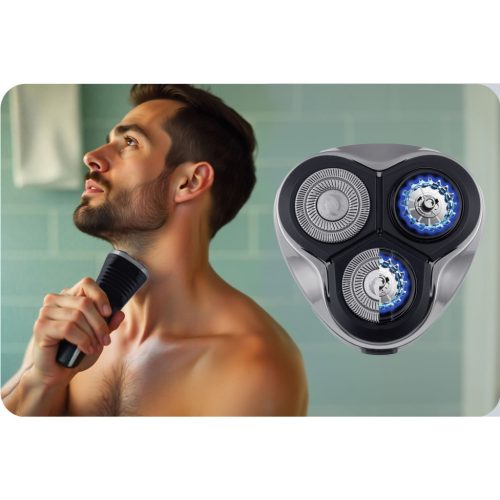 Elektromos borotva, fekete - Berdsen BD-268 