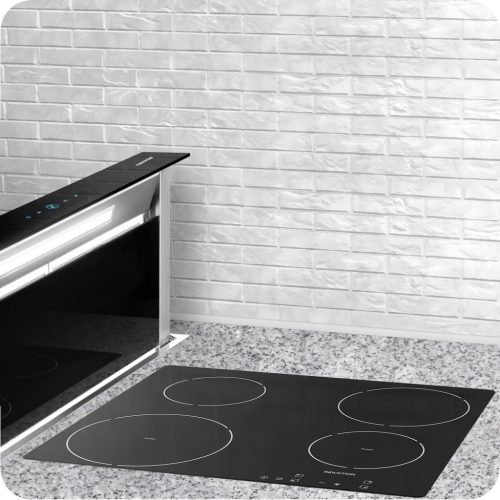 Munkalapos páraelszívó 90cm fekete BT-290