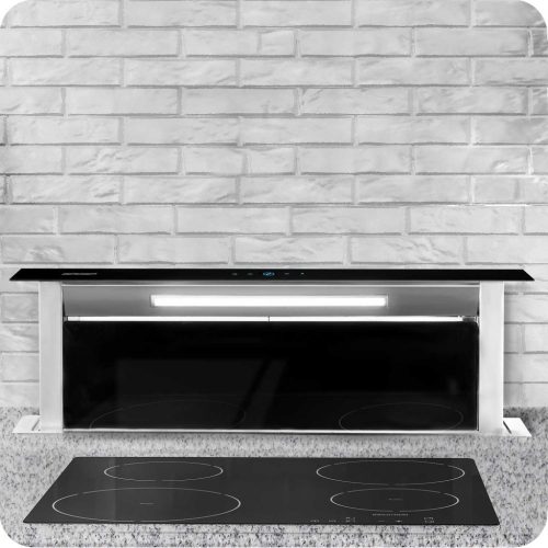 Munkalapos páraelszívó 90cm fekete BT-290