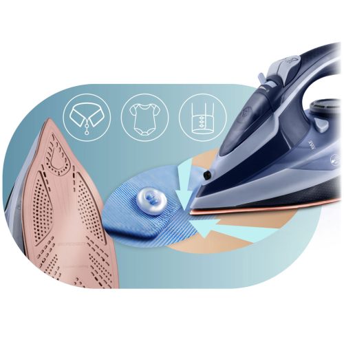 3000 W-os Berdsen BD-330 gőzölős vasaló, kerámia bevonat, függőleges működés