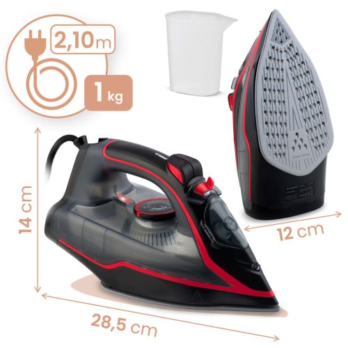 Gőzölős vasaló 2600W Berdsen BD-331 kerámia bevonat függőleges működés