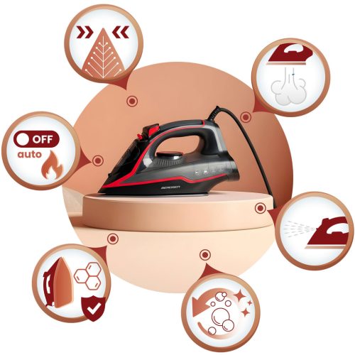 Gőzölős vasaló 2600W Berdsen BD-331 kerámia bevonat függőleges működés