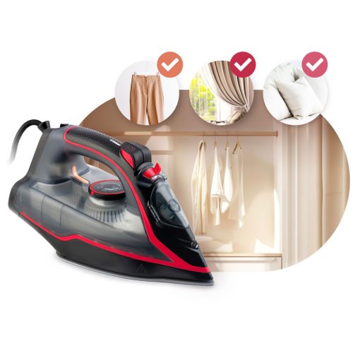 Gőzölős vasaló 2600W Berdsen BD-331 kerámia bevonat függőleges működés