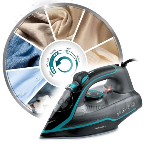 Gőzölős vasaló 2600W Berdsen BD-331 kerámia bevonat függőleges működés