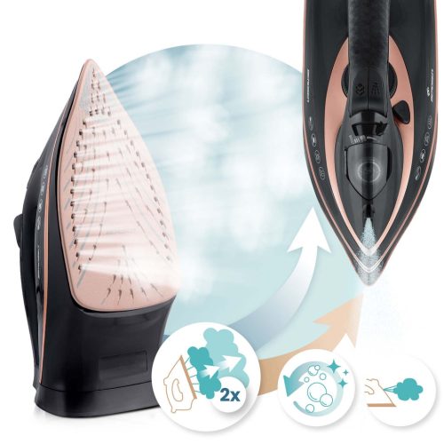 3000 W-os Berdsen BD-332 gőzölős vasaló, kerámia bevonat, függőleges működés