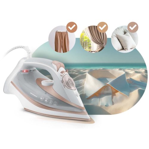 3000 W-os Berdsen BD-332 gőzölős vasaló, kerámia bevonat, függőleges működés