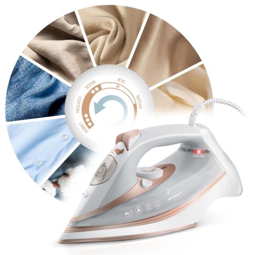 3000 W-os Berdsen BD-332 gőzölős vasaló, kerámia bevonat, függőleges működés