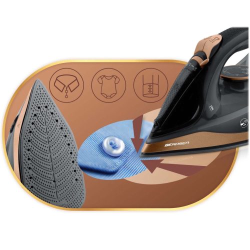 Akkus gőzölős vasaló 2600W Berdsen BD-333 kerámia bevonattal