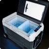 Icemax 400 Berdsen turisztikai kompresszoros hűtőszekrény 40 literes - fekete és szürke