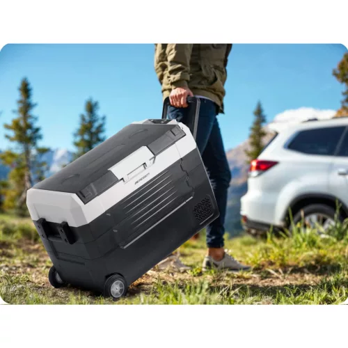 Icemax 400 Berdsen turisztikai kompresszoros hűtőszekrény 40 literes - fekete és szürke