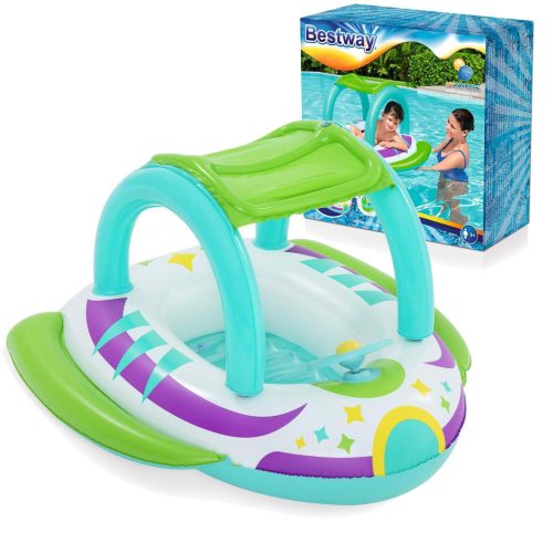 Tetővel ellátott, strandúszó ponton 107 x 112 cm Bestway 34149