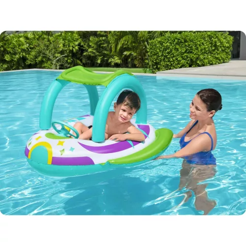 Tetővel ellátott, strandúszó ponton 107 x 112 cm Bestway 34149