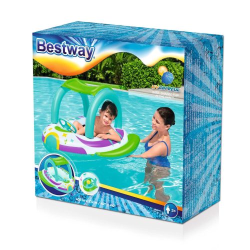 Tetővel ellátott, strandúszó ponton 107 x 112 cm Bestway 34149