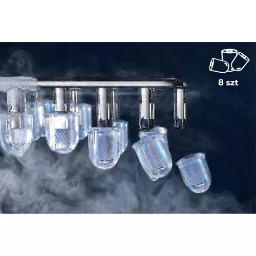 Berdsen BD-420 ezüst jégkockakészítő 1,1 l/12 kg