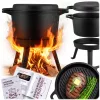 Öntöttvas üst, kivehető, 8 literes edény + serpenyő grillsütő BD-480 348000