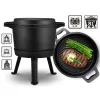 Öntöttvas üst, kivehető, 8 literes edény + serpenyő grillsütő BD-480 348000
