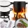 Öntöttvas zománcozott edény 8l álló + grillserpenyő BD-480 348010