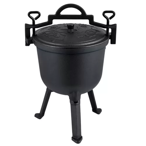 Öntöttvas zománcozott edény 8l tábortüzes grillhez BD-481 348100