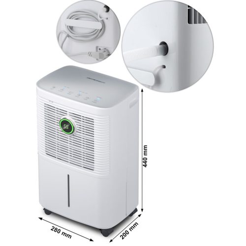 Kompresszoros párátlanító - Berdsen BD-525 fehér nedvességelnyelő