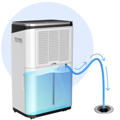 Kompresszoros páramentesítő - nedvességmegkötő 25l/24h higrosztát Berdsen BD-533 fehér