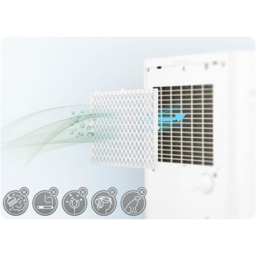 Berdsen BD-534 kompresszoros légszárító - nedvességelnyelő, fehér